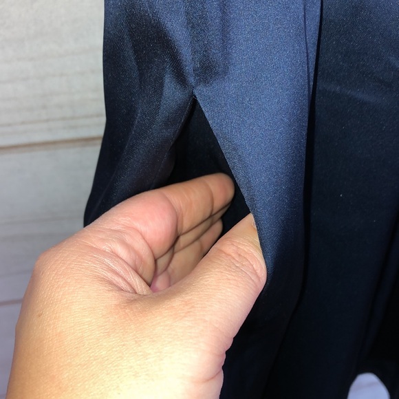 Vera Wang White Short Midnight T-Strap Halter Bridesmaid Dress - Size 14 - Picture 10 of 13